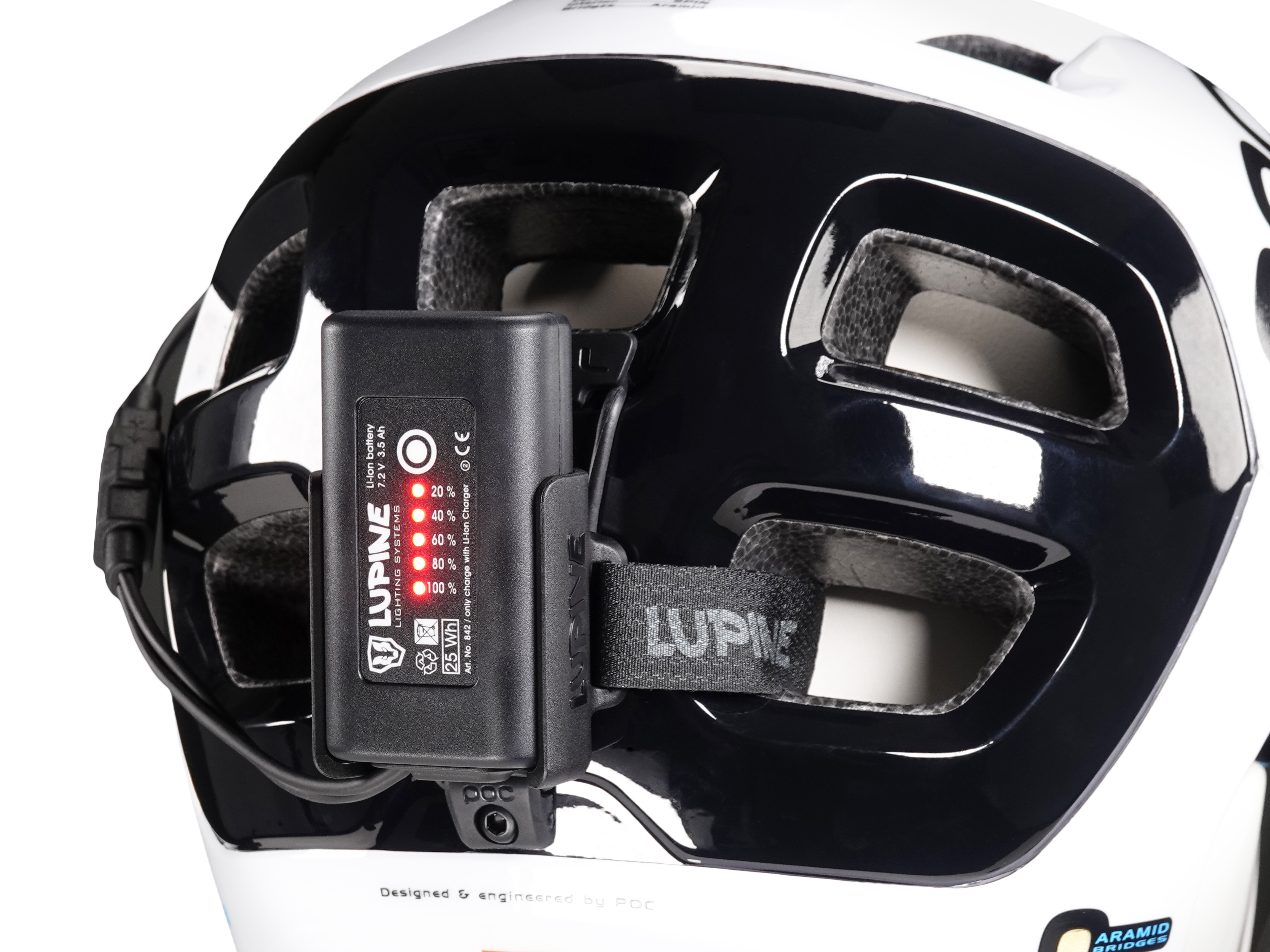 Hook&loop strap for FastClick battery helmetmount